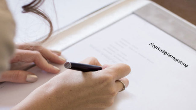 Begünstigungsregelung